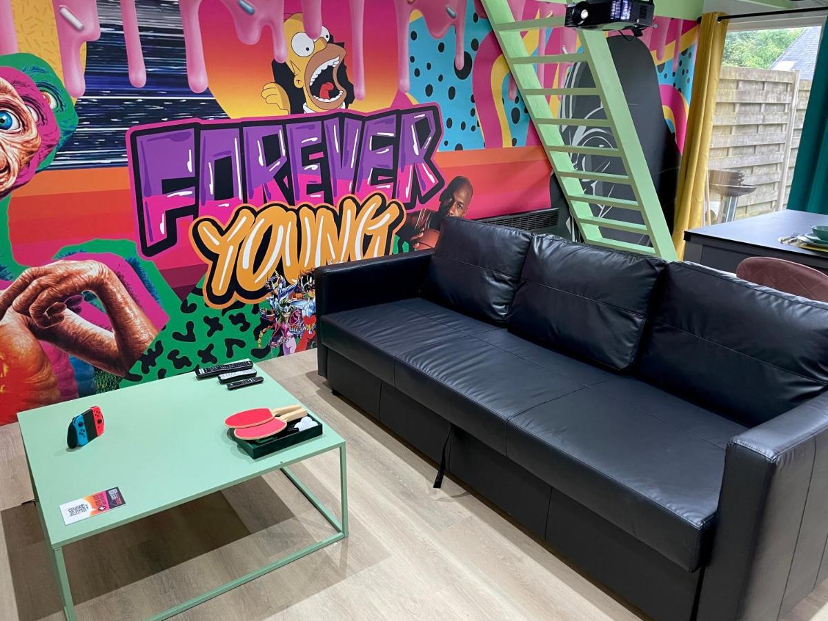 Capsule Forever Young - Jacuzzi - Sauna - Billard - Arcade De Jeux - Netflix & Home Cinema - Ping Pong Hastiere-par-dela 외부 사진